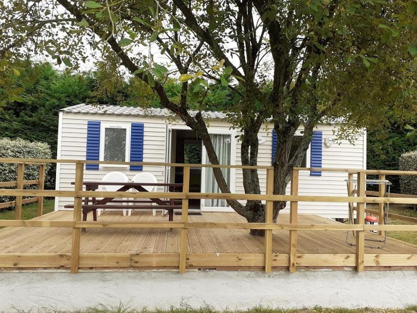 Les Mobile Home De Kerroyal Garlan Kültér fotó